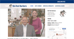 Desktop Screenshot of bel-redbarbers.com